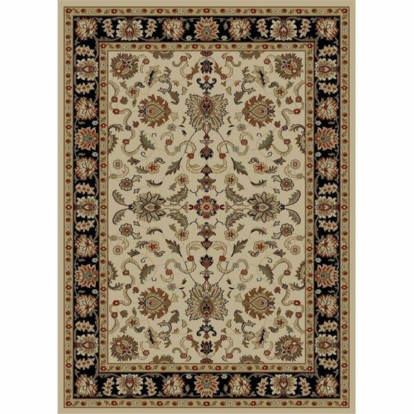Concord Global Trading 2 ft. 7 in. x 4 ft. 1 in. Ankara Agra - Ivory 65123